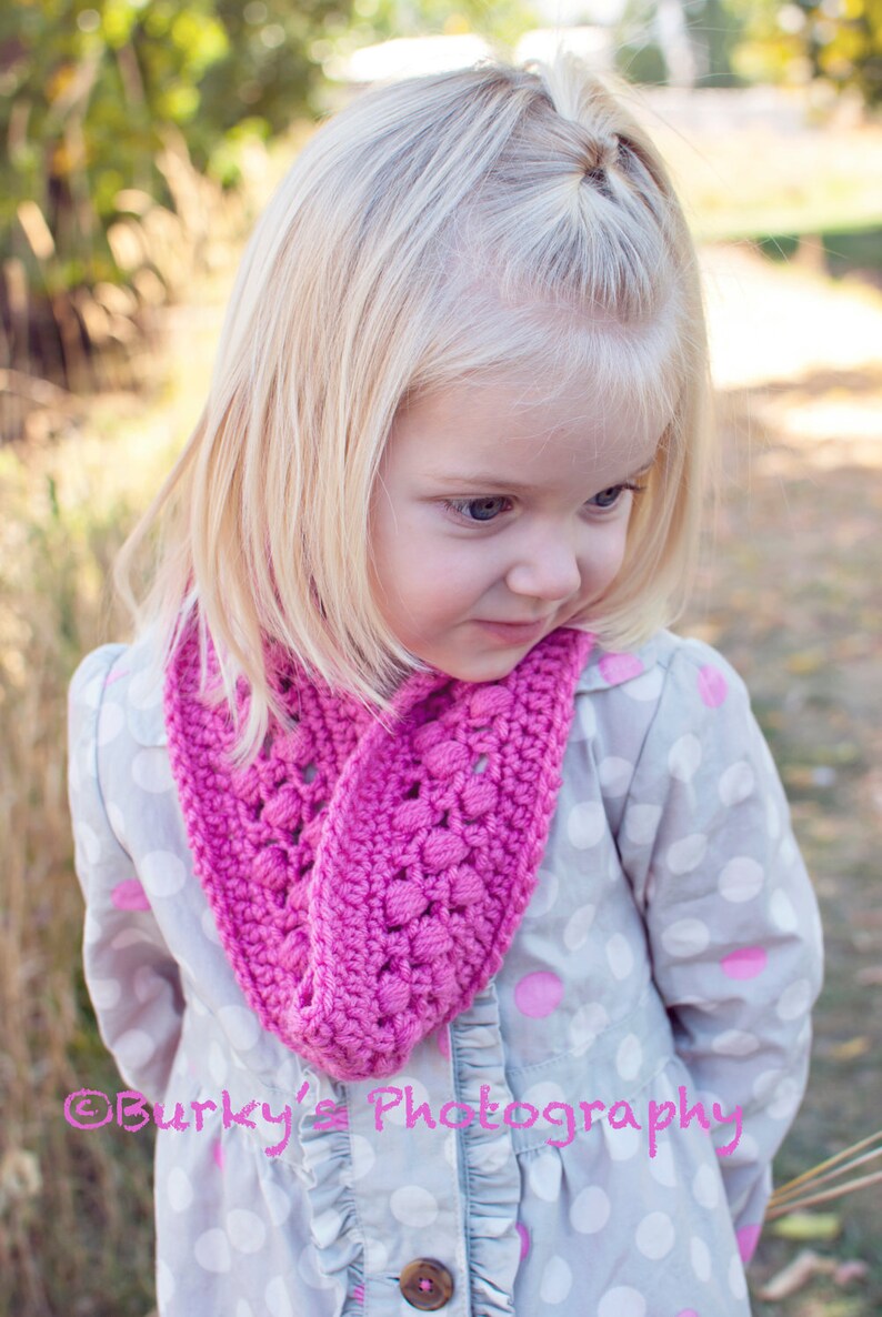 Instant Download PDF CUTE Crochet Infinity Scarf Pattern for Etsy