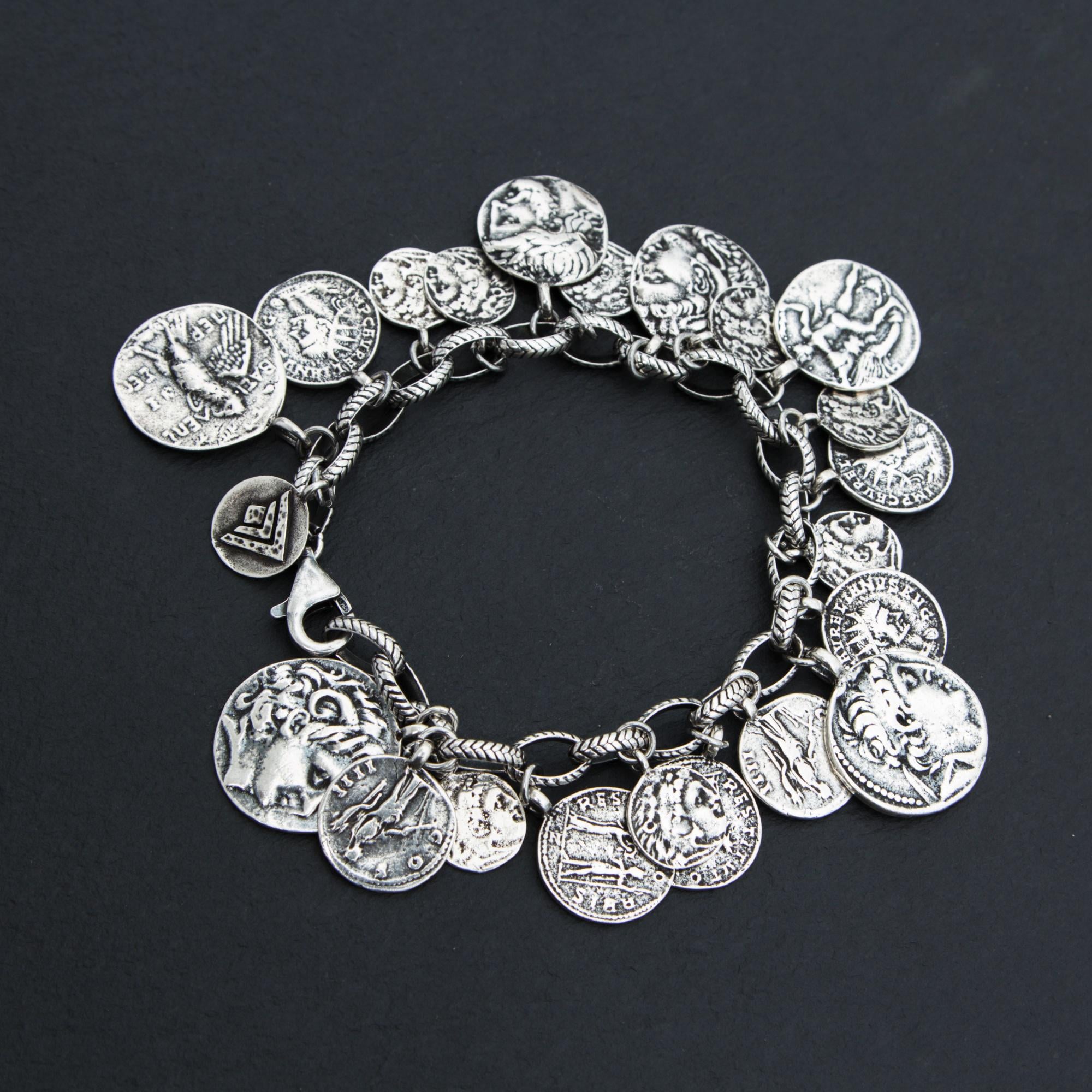 Vintage Sterling Silver Bracelet 8inch - Etsy