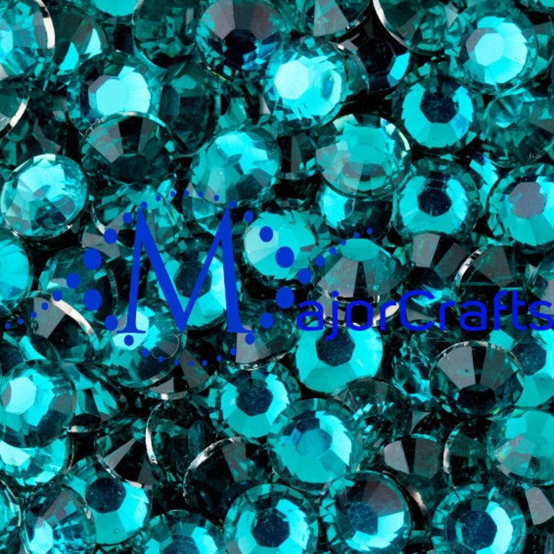 2000pcs Purple Blue AB 4mm ss16 Flat Back Resin Rhinestones Nail Art Gems C69