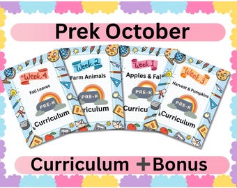 Actividades curriculares para preescolar. Cuaderno de trabajo con temática de otoño para niños.
