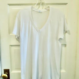 トップス 80s- White see-through shirt 81sKK4gXOxL._AC_SY350_QL65_.jpg