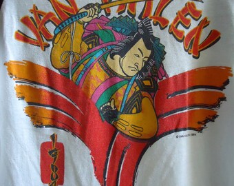 Vintage 80s VAN HALEN 1984 Samurai Rare 
