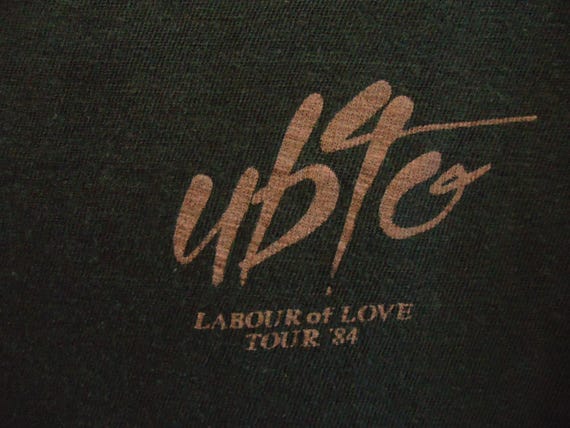 Vintage 80s UB40 Labour of Love 84 Authentic Concert Tour T Shirt 