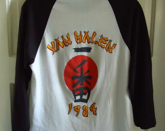 Vintage 80s VAN HALEN 1984 Samurai Rare 