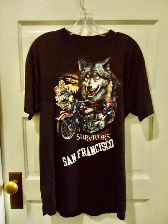 Harley Davidson - 80s USA製 HARLEY DAVIDSON Tシャツ 3D
