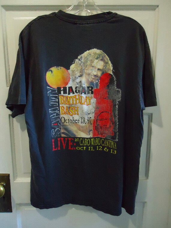 Vintage 90s SAMMY HAGAR Cabo Wabo Birthday Bash 97 T Shirt