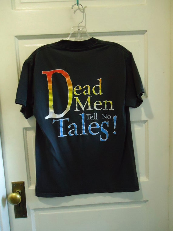Vintage 90s Disney Pirates of the Caribbean Dead Men Tell No Tales