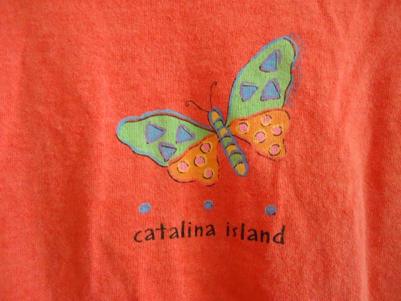 Vintage 90s FRESH PRODUCE Brand Catalina Island N… - image 4