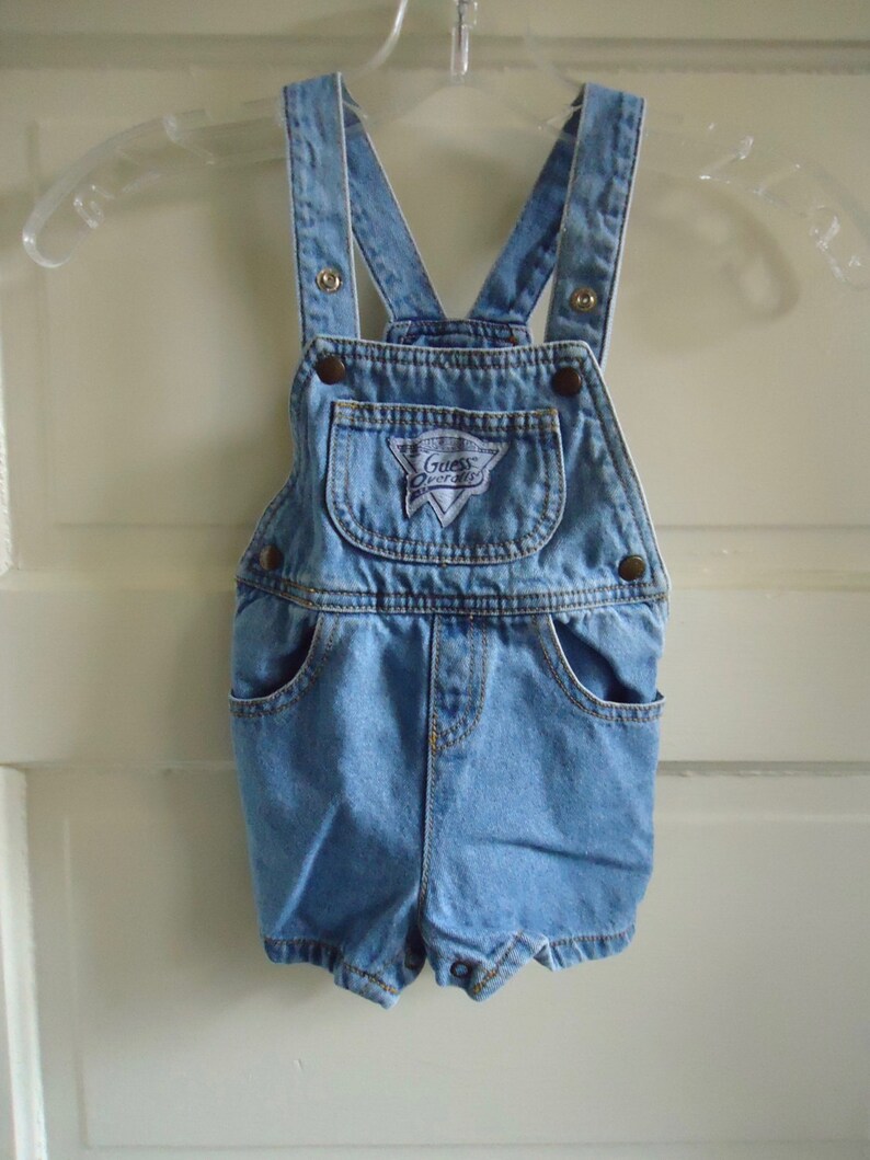 guess overalls 80's