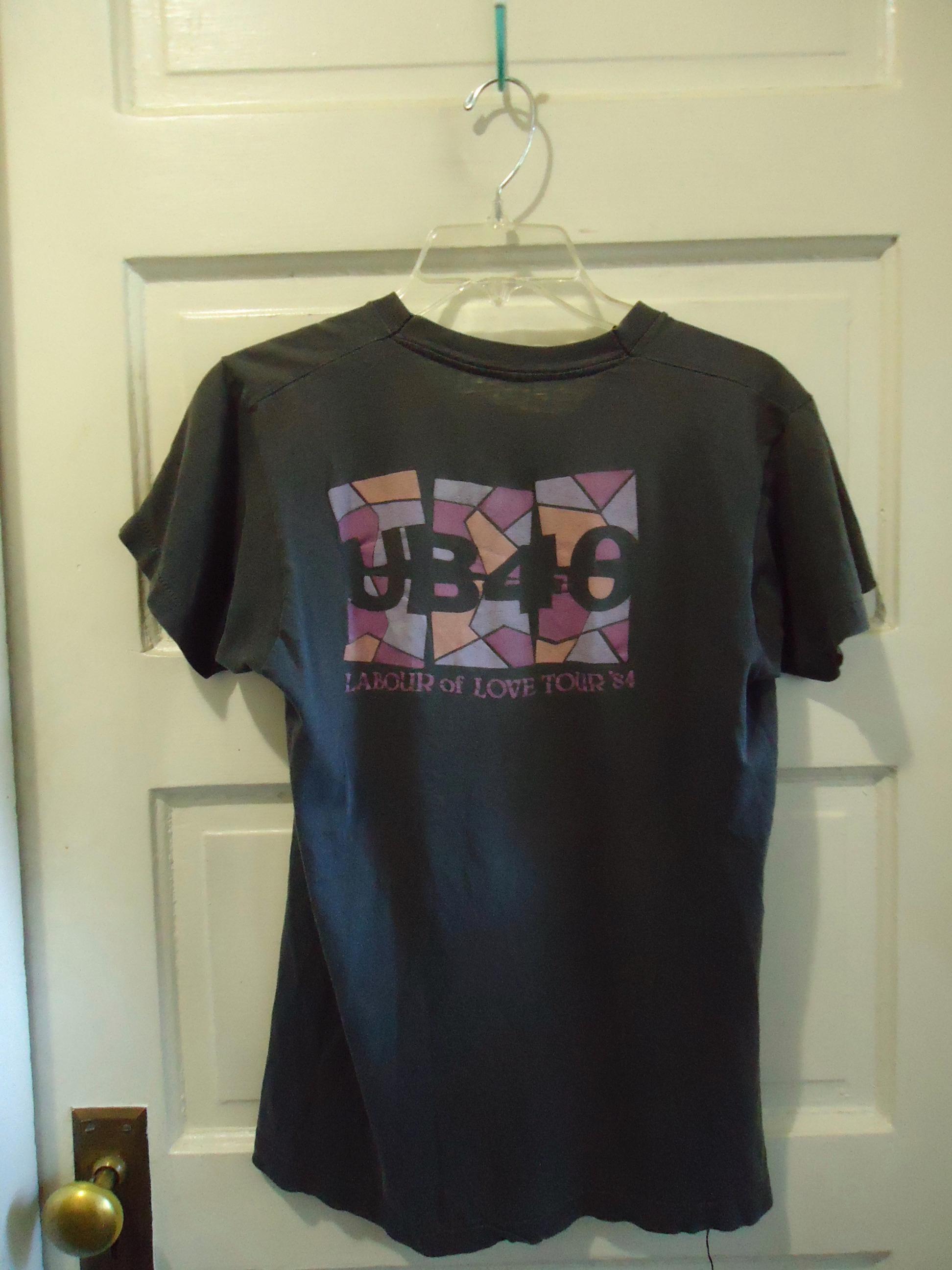 Vintage 80s UB40 Labour of Love 84 Authentic Concert Tour T Shirt 