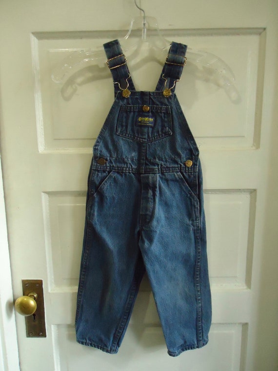 Vintage 80s OSH KOSH B'Gosh Childrens Dark Denim B