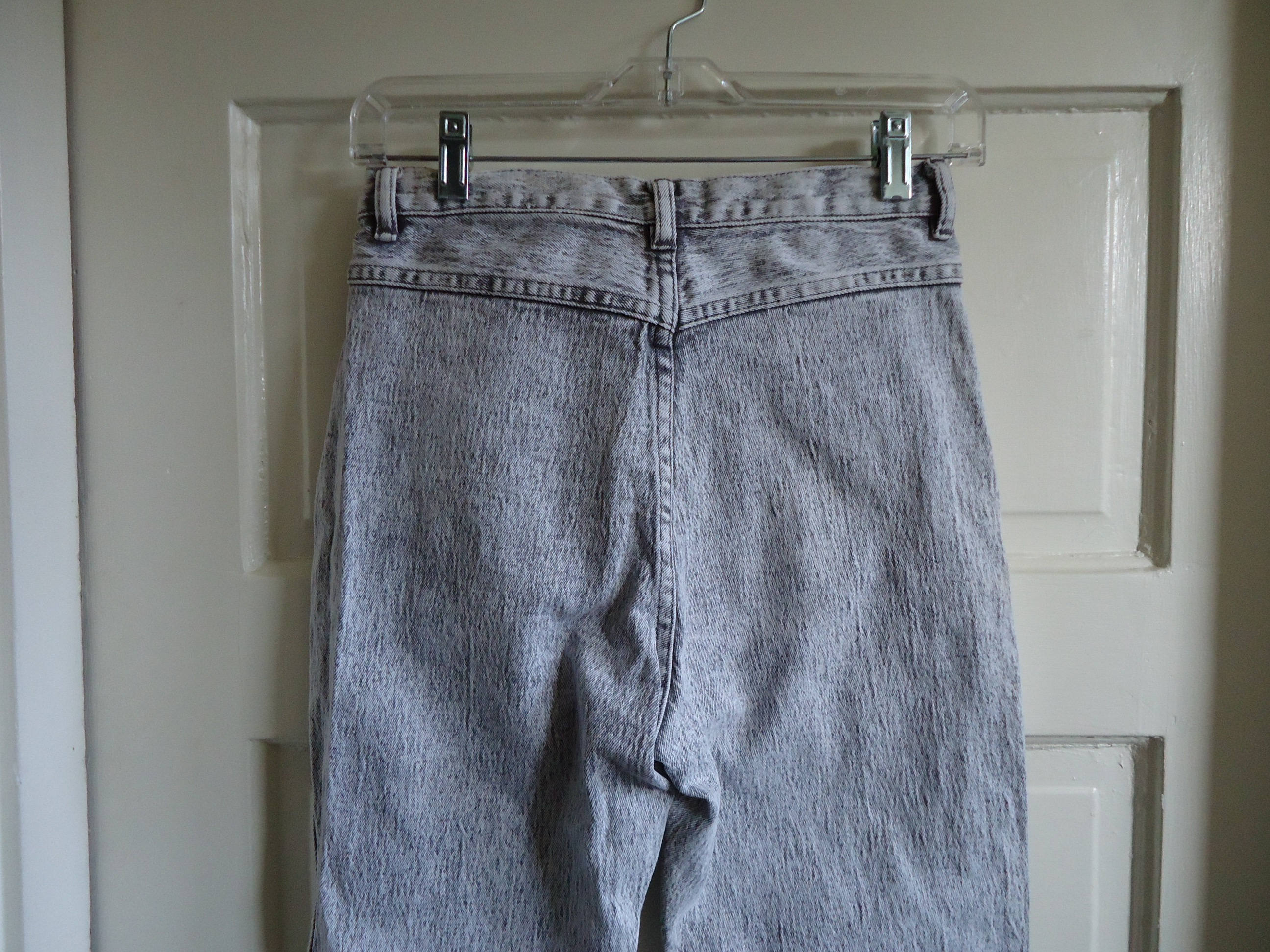 Vintage 80er Jahre SKINNY Jeans grau Säure waschen sz 27 | Etsy