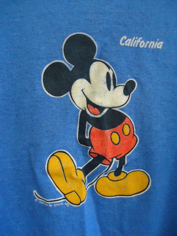 Vintage 80s MICKEY MOUSE California Graphic Tourist T Shirt