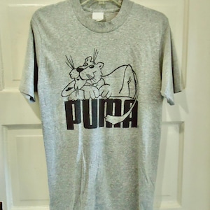 プーマtシャツ.80s PUMA/プーマ ロゴTシャツ 80年代 Made in USA (USED) | chame