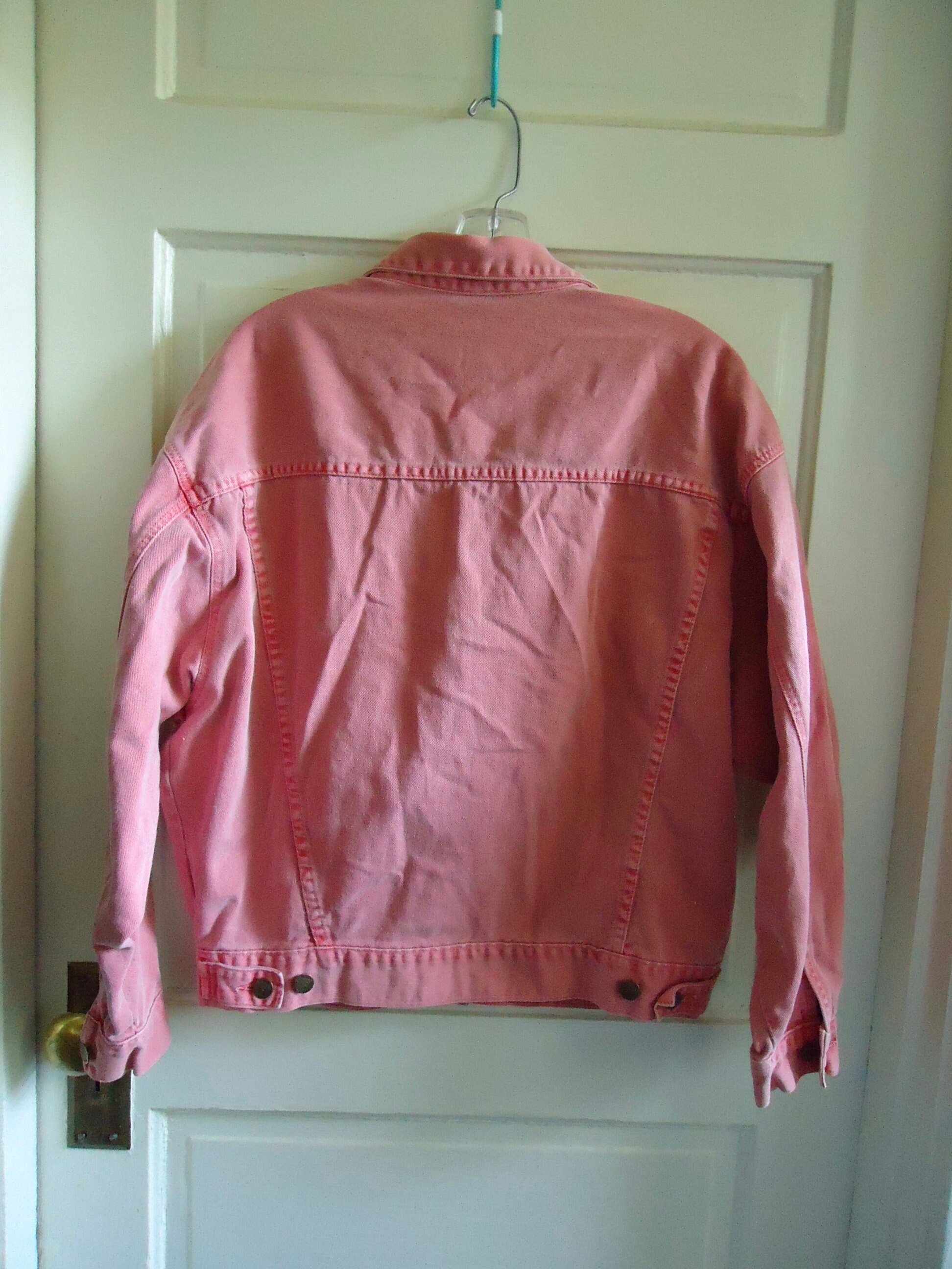 Vintage 80s/90s GUESS USA Oversized Boxy Fit Pink Denim Jean