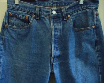 Vintage 90s LEVI 501 Xx Made in USA Classic Buttonfly Denim Jeans