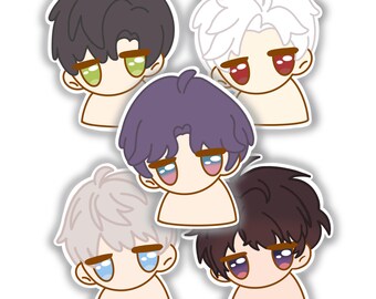 LADS Chibi-klistermärken