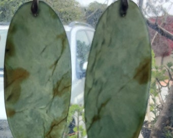 Big Sur jade earrings