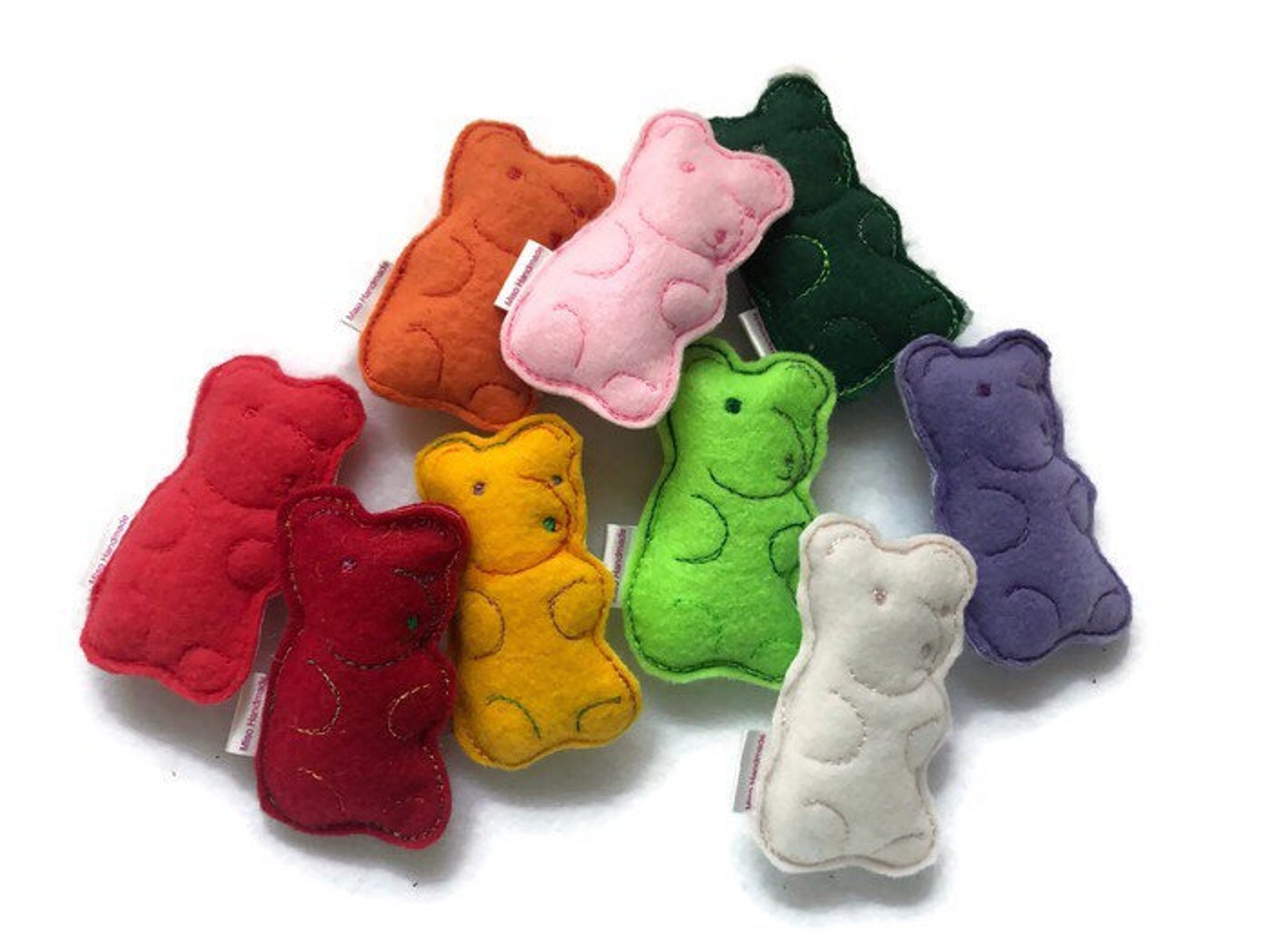 Catnip Gummy Bears Organic Catnip Toys Cat Toys Gummy Etsy