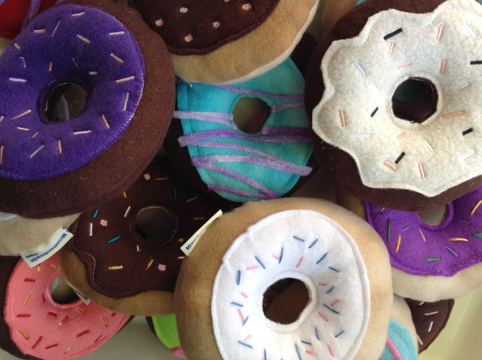 Squeaky Dog Donuts Dog Toys Donuts Set of 2 New Dog Gift Etsy