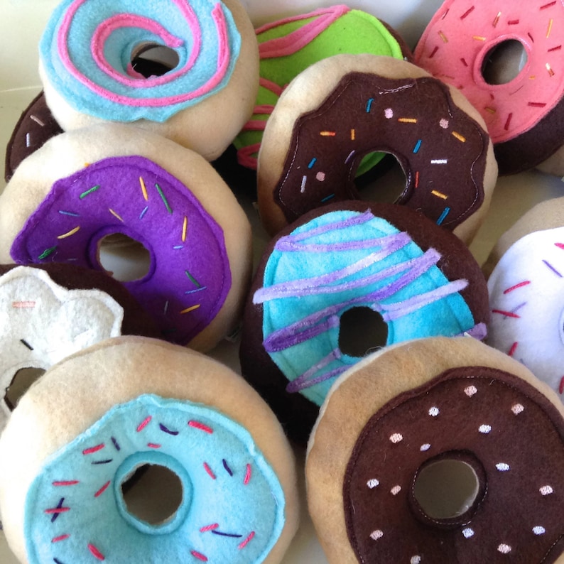 Custom Dog Toy Squeaky Donut Dog Toys Donut Toy for Etsy