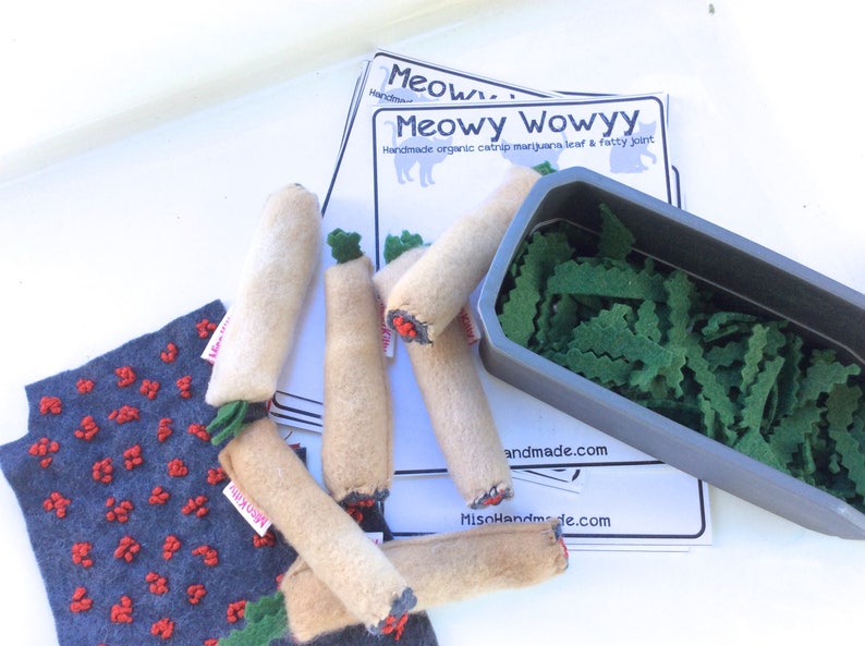 Marijuana Cat Toys Cat Toy Gift for Cats Catnip Joints Etsy
