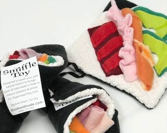 Sushi Handroll | Snuffle Toy | Japanese Toys | Snuffle Mat | Pet Enrichment | Feeding Toy  | Gift For Pet Lover