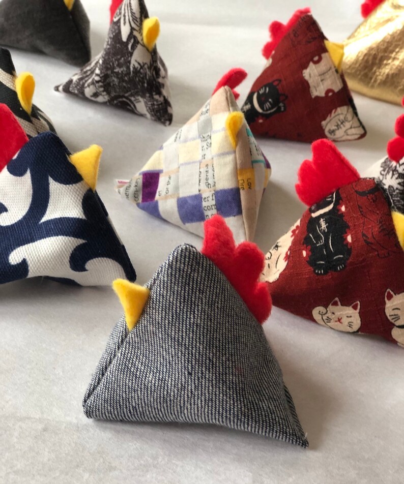 Cat Toys Catnip Chickens Organic Catnip Toys Chicken Cat Etsy