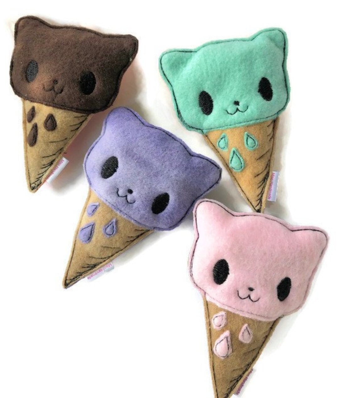 Kitty Cone Cat Toy: Handmade Organic Catnip Ice Cream - Etsy