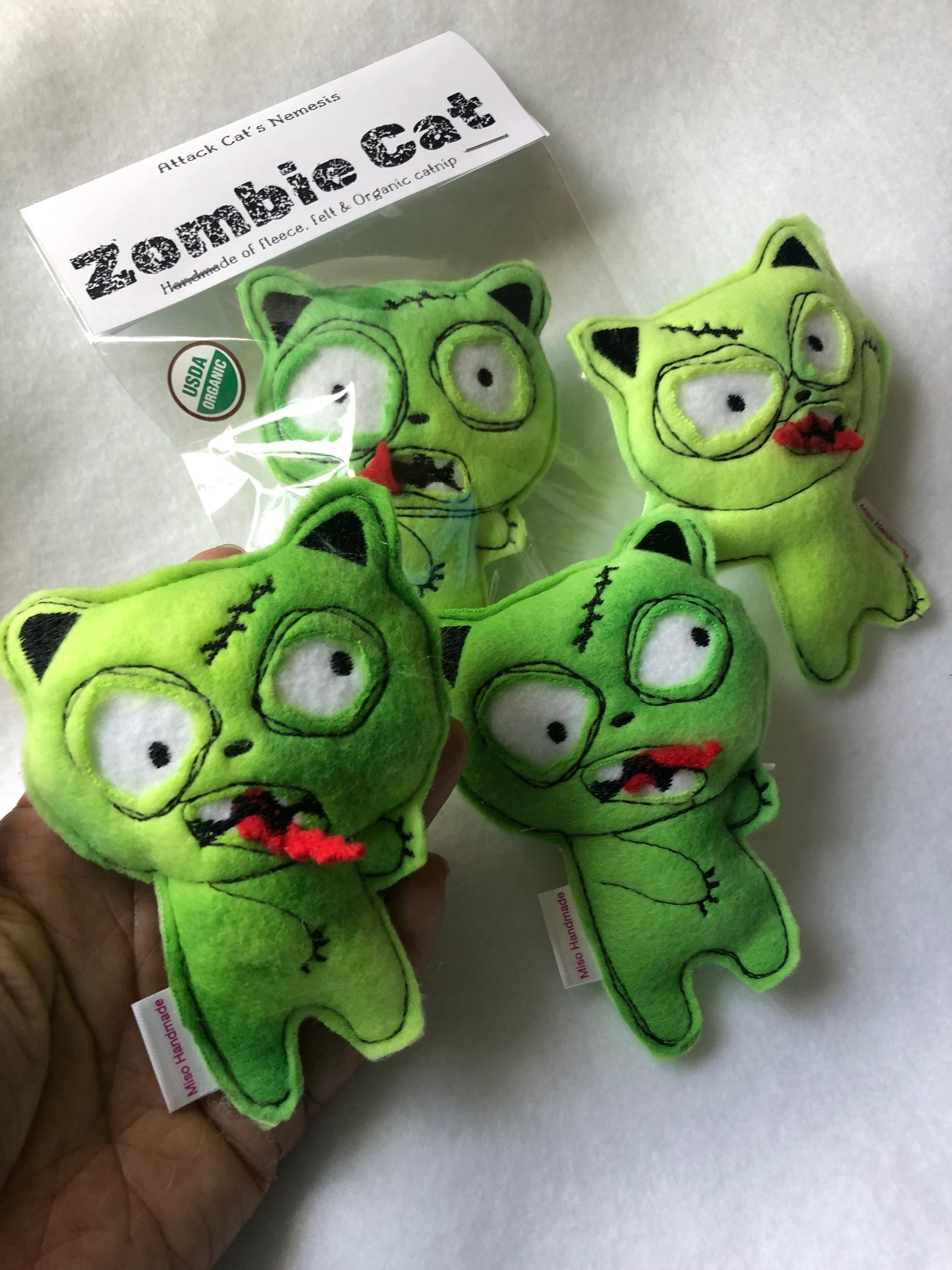 Buy Zombie Cat Catnip Toy: Creepy Vegan Fleece Toy Online in India