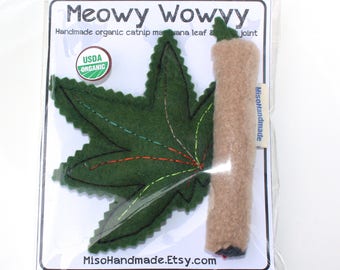 Marijuana Cat Toys | Cat Toy | Gift for Cats | Catnip Joints | Pot Cat Toy | Cannabis Gift | Catnip Toy | Cat Gift | Catnip | Stoner Cat Toy