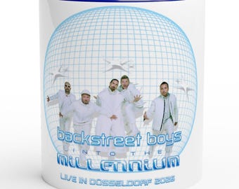 Backstreet Boys Mug Düsseldorf 2026, BSB Millennium Homecoming Germany Cup, Fan Gift, Concert Souvenir, Retro Pop Music Coffee Mug