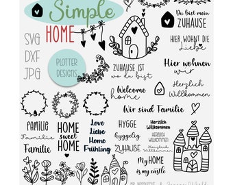 Plotter file Janeas World Simple Home