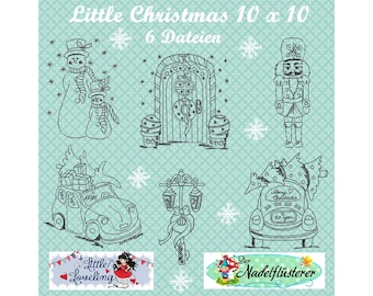 Digital embroidery series Little Christmas 10 x 10 cm (4x4") embroidery frame