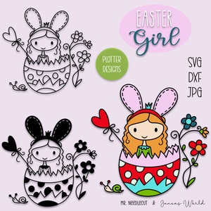 Plotter file Janeas World Easter Girl