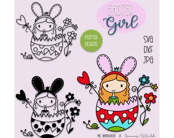 Plotter file Janeas World Easter Girl