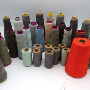 Various Brands Old Threads Large Lot for Basting / Mocking