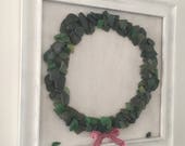 Sea Glass Christmas Wreath, Nautical Christmas, Beach Christmas, Isle of Wight Sea Glass, Christmas Decorations