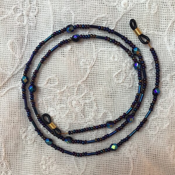Beaded Glasses Chain Etsy UK
