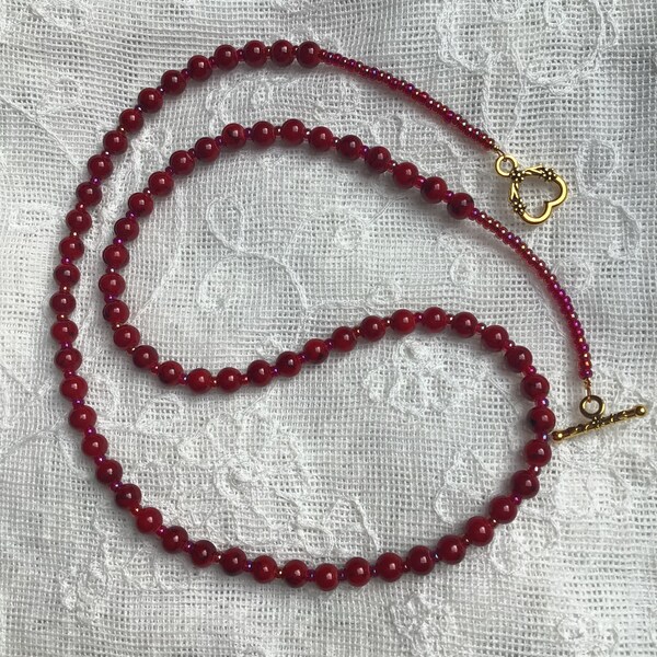 Beaded Necklace Etsy UK