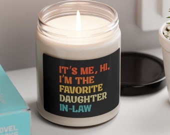 Daughter-In-Law Scented Soy Candle, Daughter-In-Law Birthday Gift, Bridal Shower Gift, Gift From Mother-In-Law