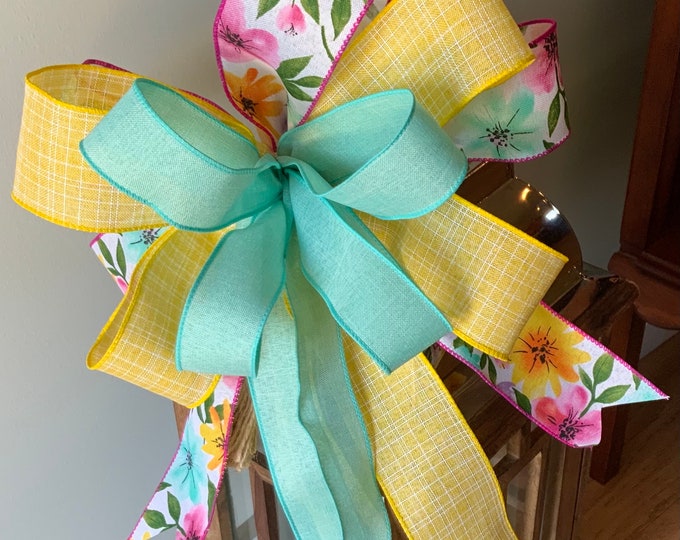 Summer Wreath Bow, Summer Lantern Bow, Summer Wreath Bow, Summer