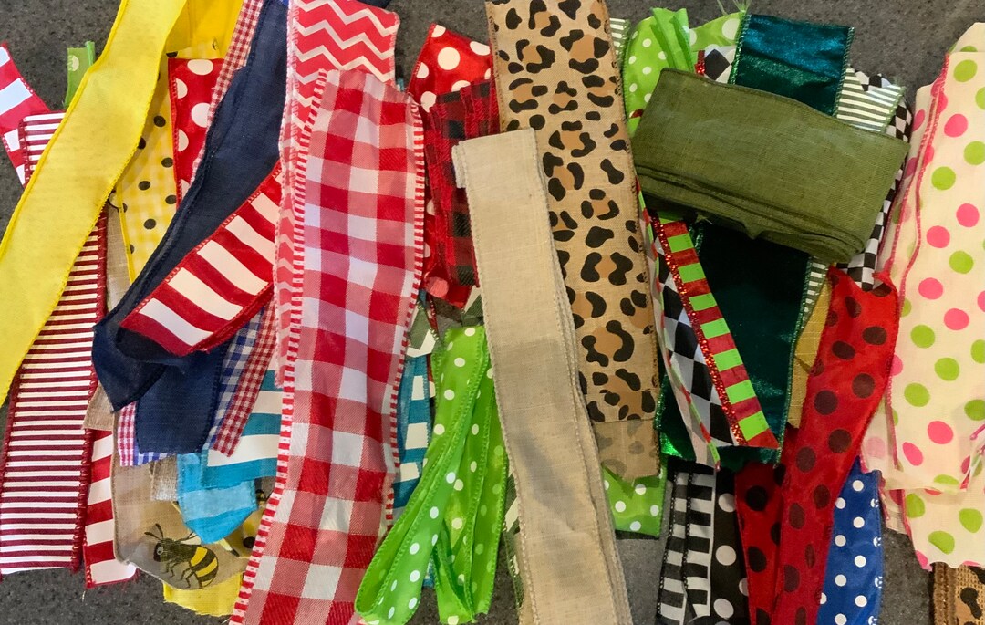 Journal Ribbon Bundle, Ribbon Assortment for Crafts, Ribbon Grab Bag ...