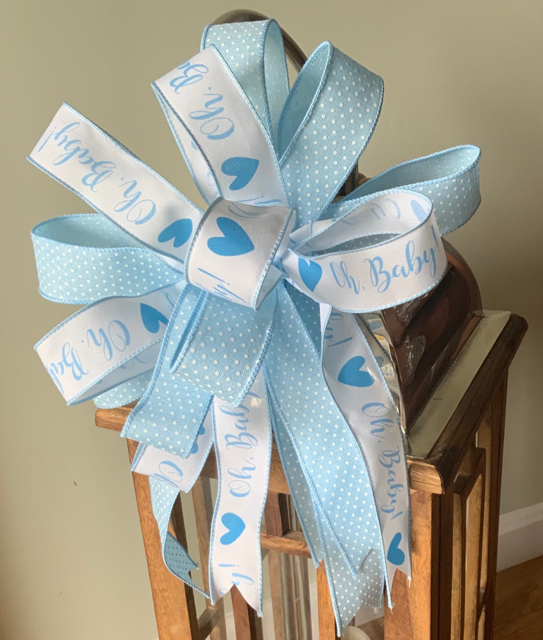 Celebration Door Bow Its A Boy Blue Celebration Door Bow Its A Boy Blue