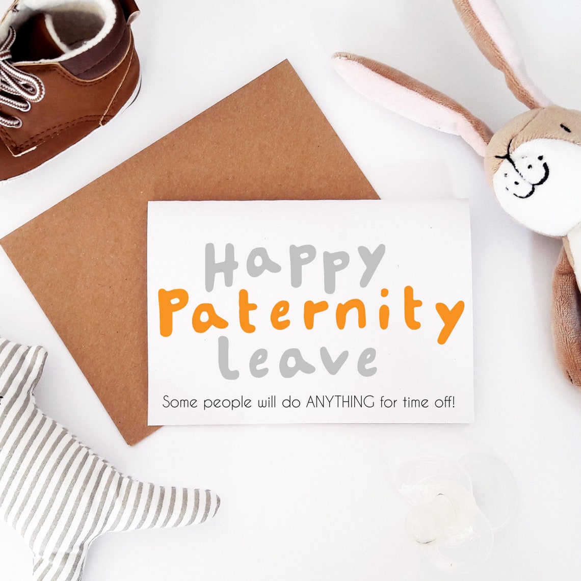 Fathers Paternity Leave Card for Coworker Congratulations on Etsy