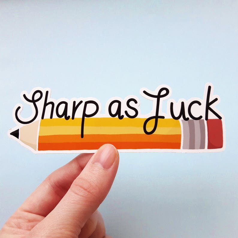 Artist Sticker Funny Sticker Art Supplies Sticker Laptop Sticker Planner Sticker Bullet Journal Decoration Pencil Vinyl Gloss Sticker