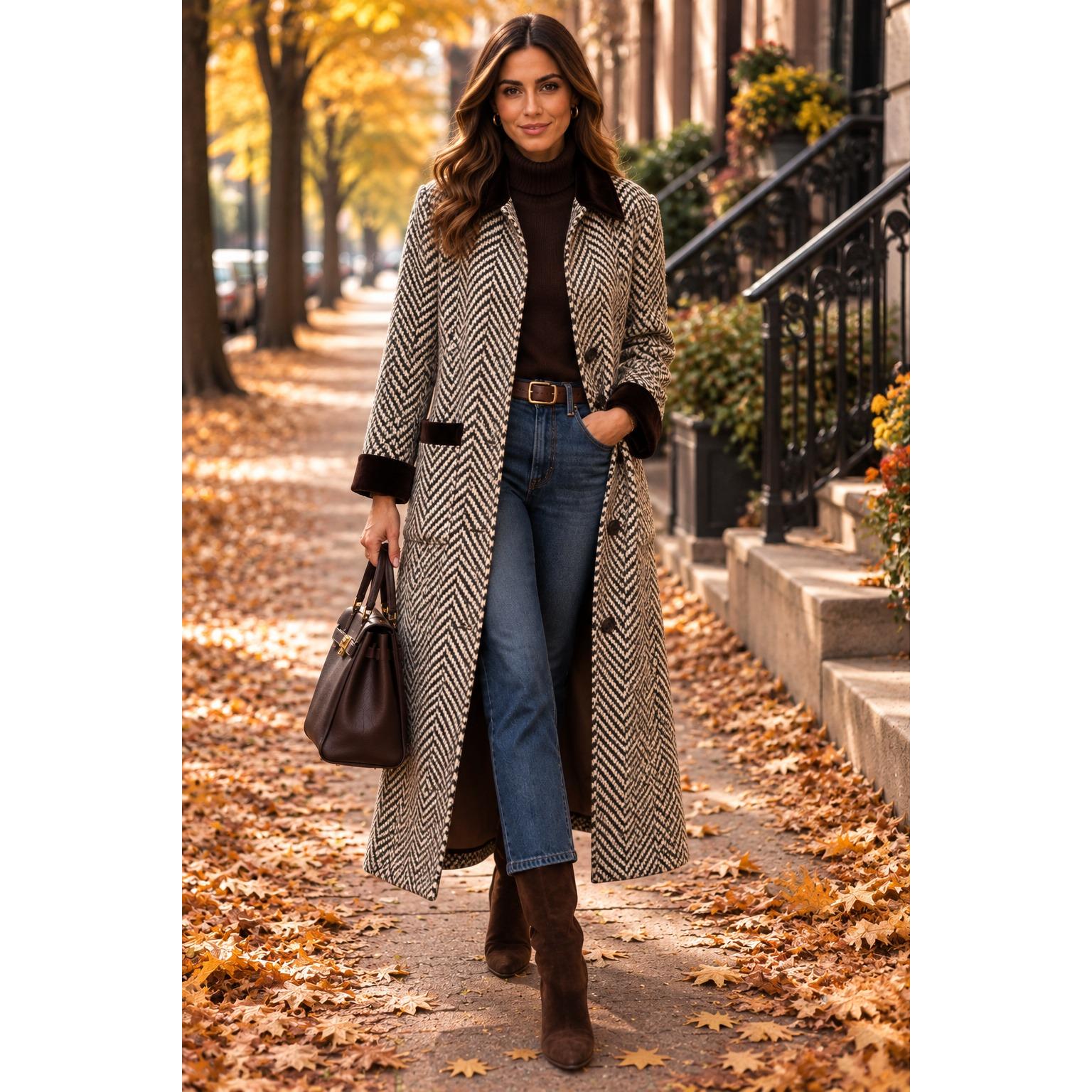 Burberrys Tweed Coat - Etsy