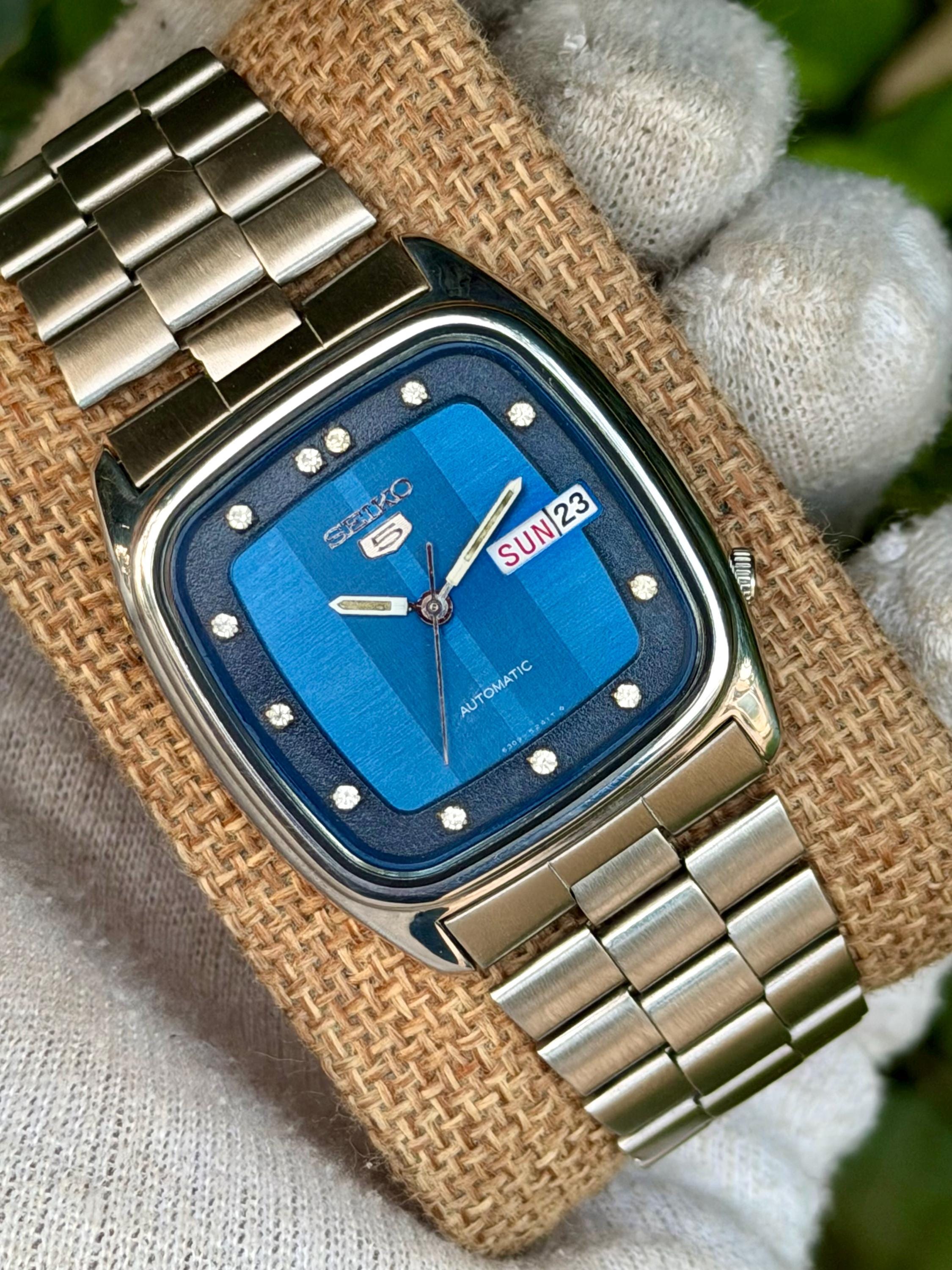 Seiko 5 Blue Dial - Etsy