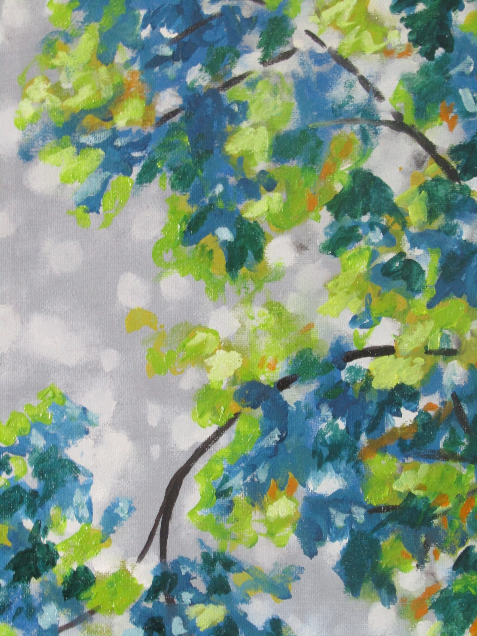 Original Oil Painting Sunday in the Park 16 X 20 Inches Top Selling