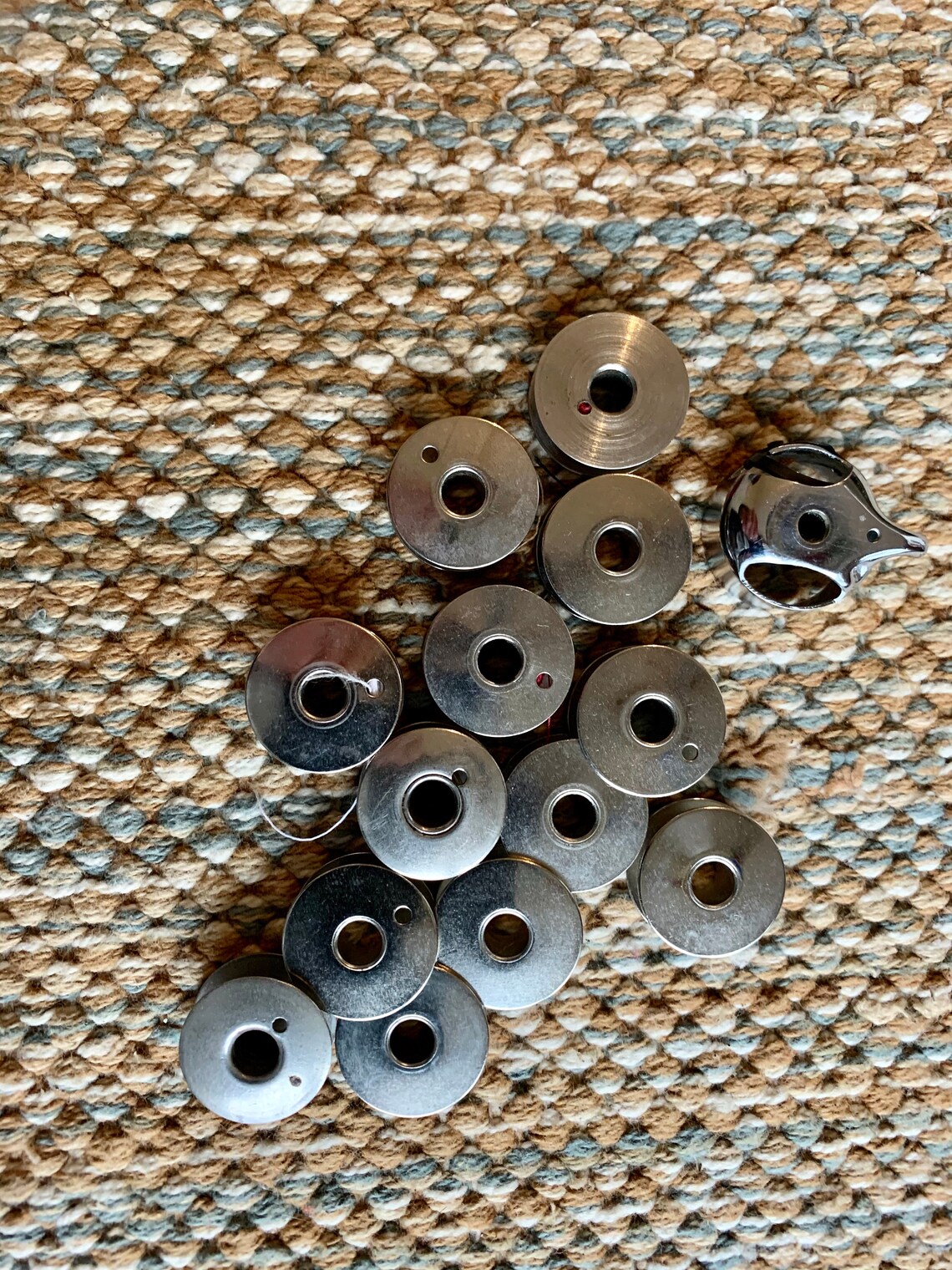 Husqvarna Viking 411496201 Bobbin Case and 14 Bobbins Etsy